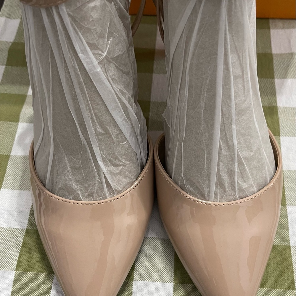 Unisa Nude Patent Leather Heels - Picture 8 of 9